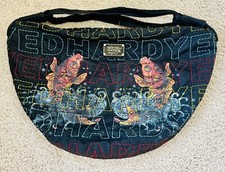 Vintage DON ED HARDY DESIGNS Stitched Logo Qu...