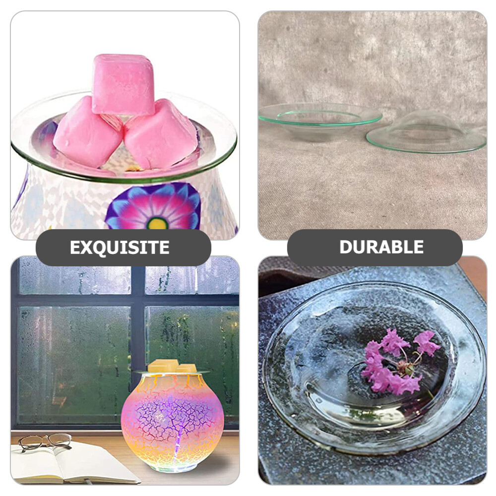 3pcs Replacement Wax Warmer Dish Round Oil Warmer Dish Replacement