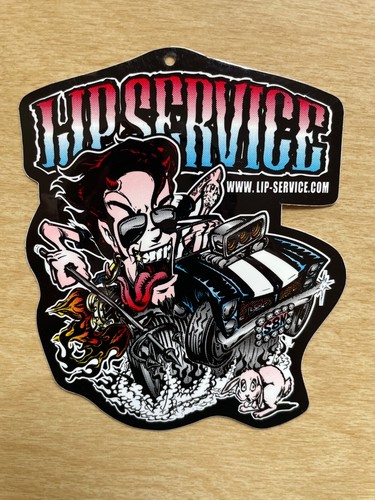 Lip Service clothing vinyl sticker set (1990s) - Picture 2 of 9
