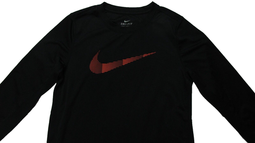 Nike Compression Shirt Long Sleeve Shirt Boys Youth's Size Med - Picture 4 of 9