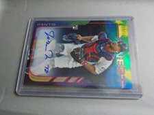 2014 Topps Finest Blue Refractor 25/125 Josmil Pinto #RA-JPI Rookie Auto RC