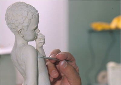Superbe Jeune Homme porcelaine Capodimonte 36cm - Souvenirs d'Autrefois