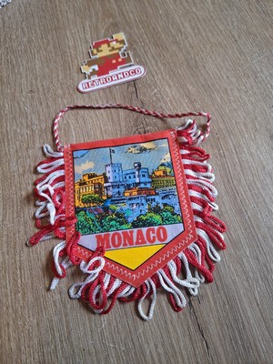 Fanion association sportive AS MONACO FC football club Ligue 1 France N3419 | UK