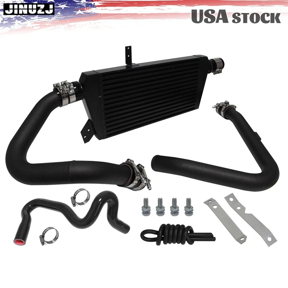 Upgrade Front Mount Intercooler Kit For 1996-2001 VW Passat Audi A4 B5 1.8T BK Foto 4 de 4