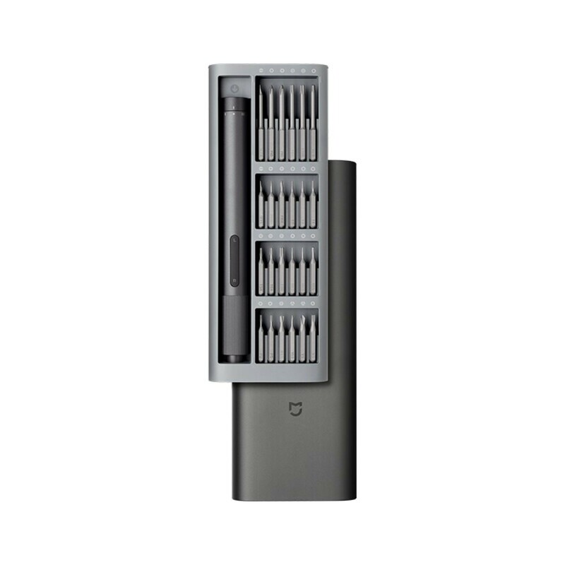 Set Avvitatore Elettrico 24 in 1 Precisione Grigio | USB-C S2 Steel
