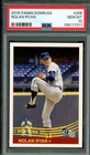 Nolan Ryan Card 2018 Panini Donruss #256 PSA 10