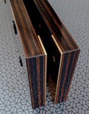 Für PIONEER pd-91 CD Seitenteile Holzseiten side panel Urushi design Gold