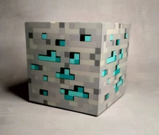 DIAMOND ORE Minecraft Light-Up Night Light ~ ThinkGeek / Mojang
