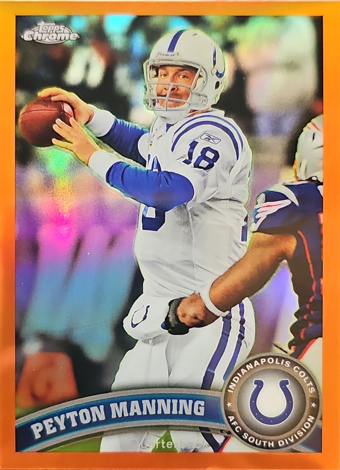 2011 Topps Chrome #110 Peyton Manning Orange Refractors