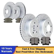 Front Rear Brakes and Rotors & Brake Pads for Dodge Charger Magnum Chrysler 300
