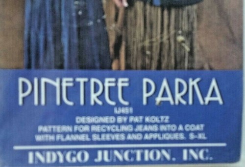 indygo junction Sewing Pattern Pinetree Parka Jacket IJ451 Recycling Jeans S-XL - Picture 5 of 5