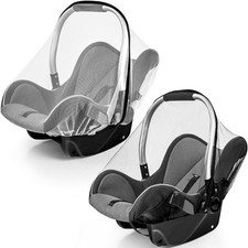 2 Pack Baby Mosquito Net for Infant Car Seats - Mosquito Net for Baby Car Sea...