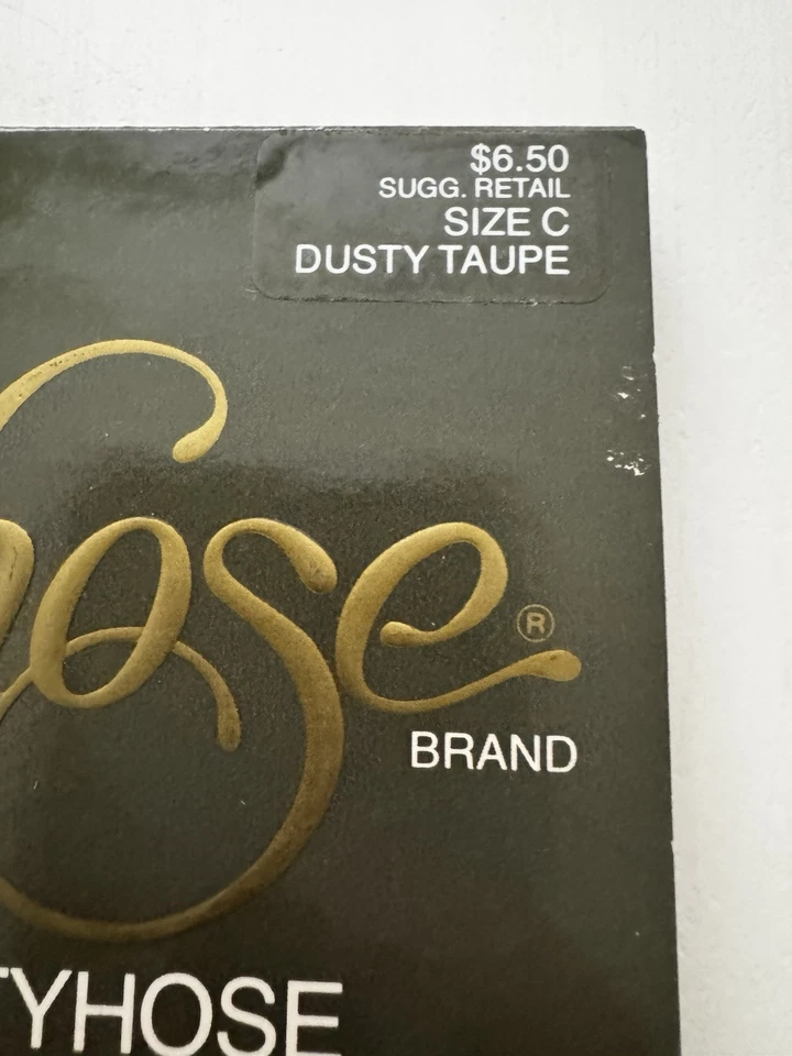 Pantimedias vintage de sopa polvorientas topo talla C estilo 492 panel de algodón con punta transparente Foto 3 de 4