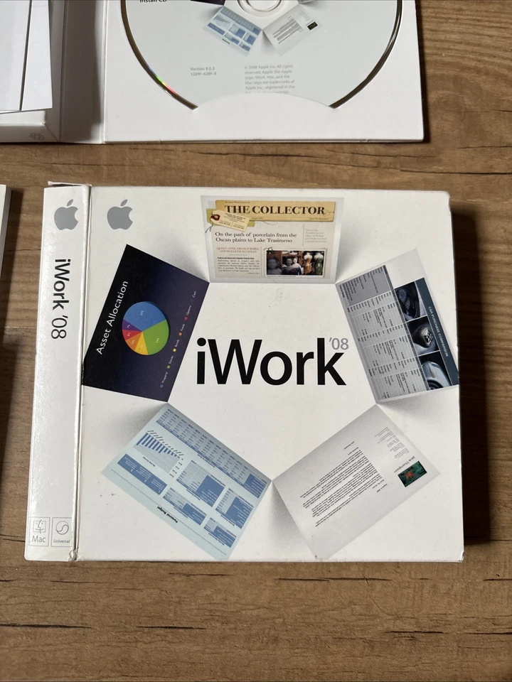 Apple Mac iWork 08 Ver 8.0.2 Box Set -Mac OS X v10.4.10 Or Later  iLife 08 Recom - Image 4 of 4
