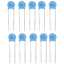 50Pcs Ceramic Capacitor, 1000V 104M 0.1Uf 100Nf High Voltage Disc Ceramic Capaci
