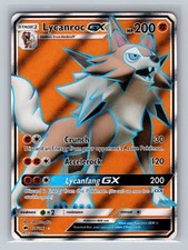 Lycanroc GX (Full Art) 136/147 Pokémon SM - Burning Shadows LP on eBay