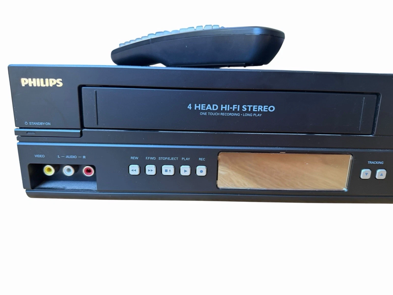 Philips VCR DVD Combo DVP3345VB/F7 DVD VHS Player TESTED w Remote & Cables