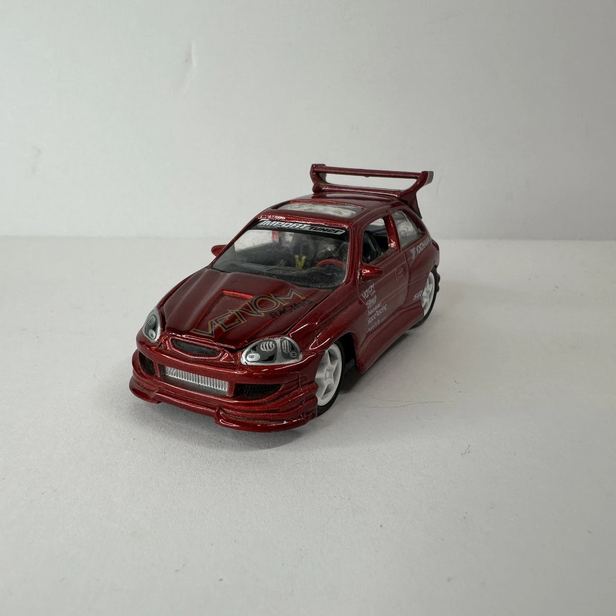 Modello Pressofuso Honda Civic #9 Racer In Scala 1:43 - Dealer Edition - Auto Da Corsa Cinese