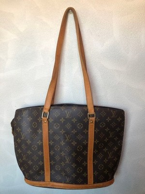 Louis Vuitton Monogram Babylon M51102 Shoulder Tote Bag Brown Used Authentic