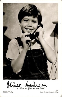 Postcard actor Oliver Grimm, portrait, autograph, if the father... - 10914067