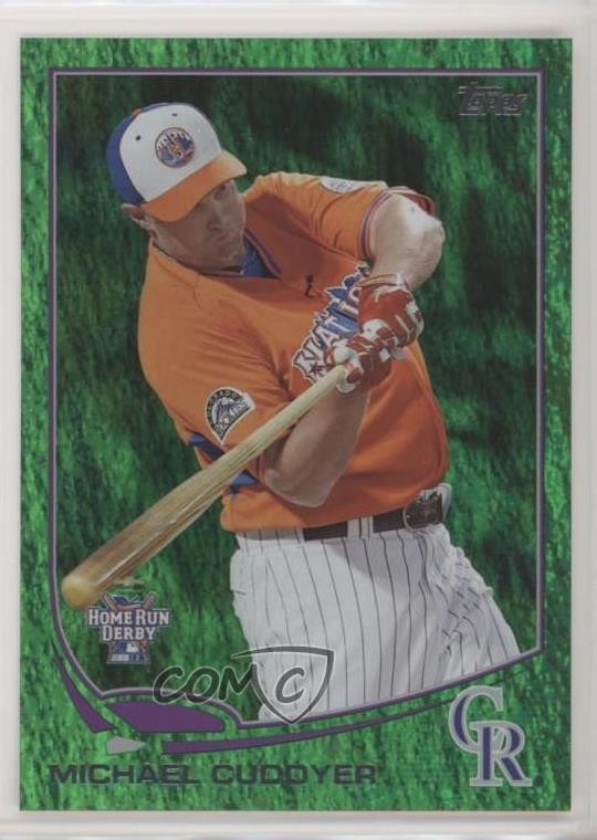 2013 Topps Update Home Run Derby Emerald Foil Michael Cuddyer #US226 6z2