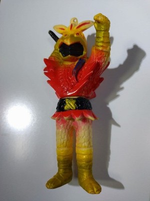 POPPY Transforming Ninja Arashi 1970s Rare Sofubi Figure Height 11 cm