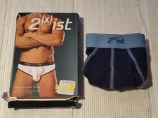 2 X ist - Men's Cotton No-Show Brief - Navy - Size M - BNIB