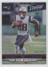 2019 Panini Prestige Xtra Points Red 19/249 James White #50 z7h