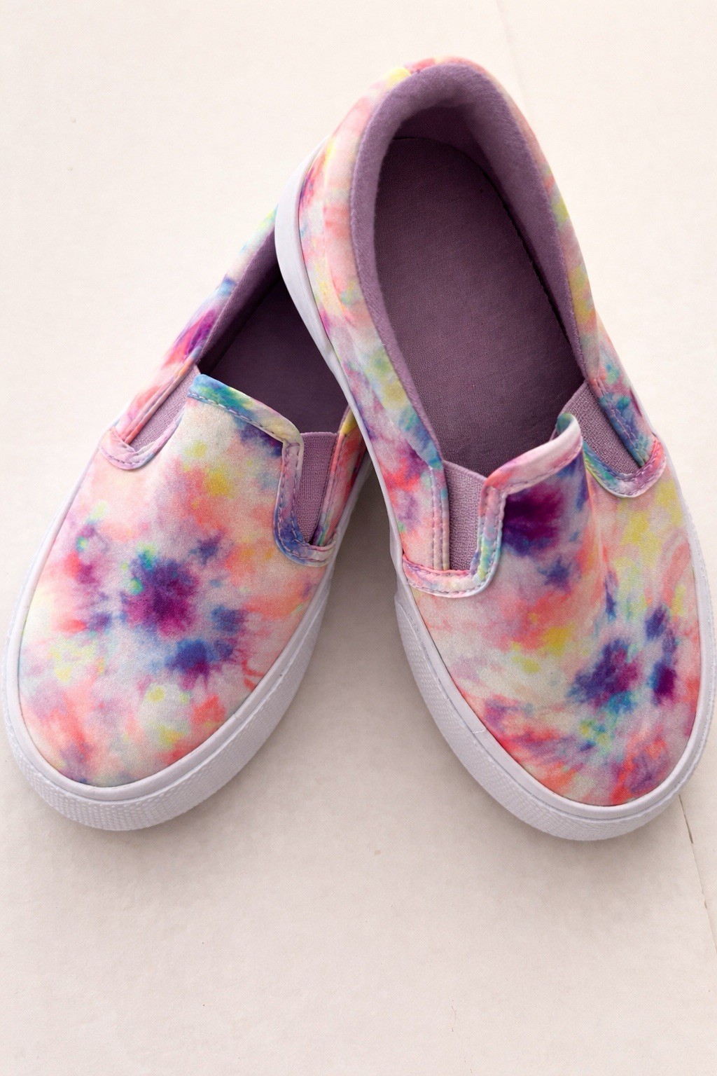 Cat & Jack Size 3 Canvas Rainbow Shoes New