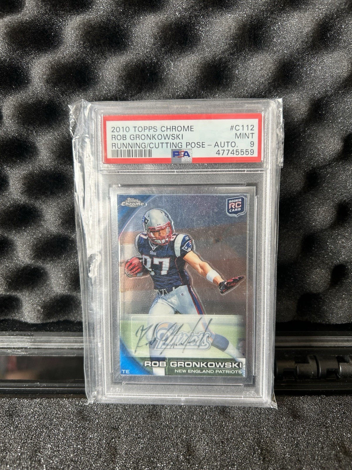 2010 Topps Chrome - Rob Gronkowski #C112 Rookie Autographs (AU, RC)