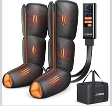 JZBRAIN Leg Compression Massager with Heat for Circulation, Pain Relief Foot...
