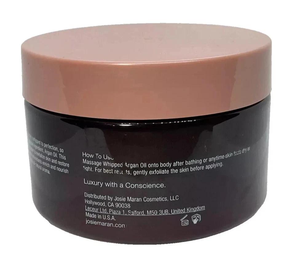 Josie Maran Whipped 摩洛哥坚果油身体黄油 * 冬季浆果 * 19 盎司/柠檬 Verbena 2.37 — 第 4/4 张图片
