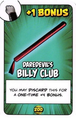 DAREDEVILS BILLY CLUB USAopoly Munchkin Marvel The Game Collectible Card