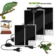 Heizmatte mit Thermostat Pflanzen Terrarium S&auml;mling Gew&auml;chshaus Pet Reptile DHL