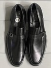 Perry Ellis Portfolio UltraFoam Men's 13M Black Leather Square Toe Monk Strap — photo 3