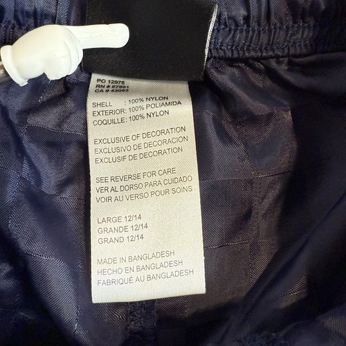 Vintage Umbro Boys Soccer Shorts Size (M/L-12-14) Blue Nylon Checkered B7 - Picture 4 of 21