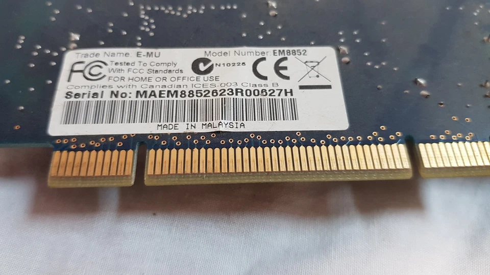 E-MU Systems EM8852 Vintage PCI Sound Card with Breakaway Cables ONLY - Image 2 of 4