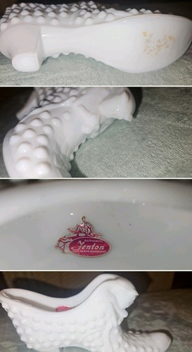LOT 8 Vintage Fenton + Glass Slipper Shoes Boot Skate Clear Blue Green Amber ECU - Picture 7 of 18