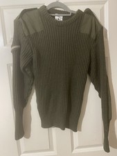 British Army olivgrüner Wollpullover Pullover - Thermo Jersey, Größe 106 cm Ref 4