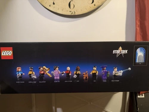 LEGO Star Trek U.S.S. Enterprise Minifigures+accessory Only. Lot Of 9.