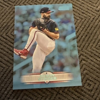 2025 Topps Stadium Club Light Blue Foil Spencer Strider 90 Atlanta Braves 3S￼