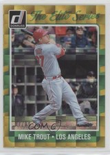 2017 Panini Donruss Elite Series Gold 87/99 Mike Trout #ES-24 0o84