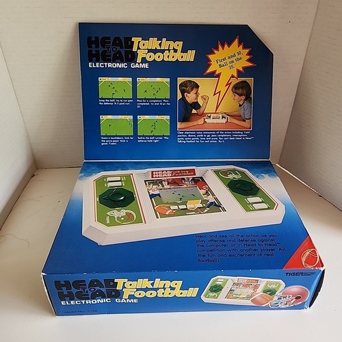 VINTAGE TIGER ELEKTRONIK KOPF AN KOPF SPRECHEND Fußball Spiel funktioniert - Bild 9 von 9
