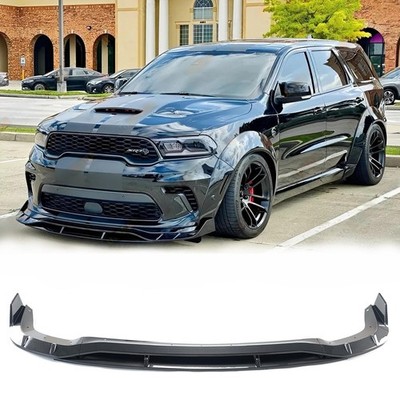 Front Bumper Lip Splitter 4Pcs For Dodge Durango Hellcat 2021-2026