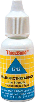THREEBOND 1342AT002 Low-Strength Threadlocker - 10ml Bottle