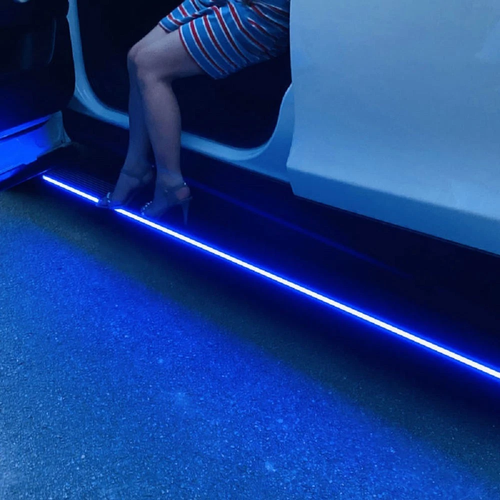 2 pièces marchepieds électriques avec lumière LED pour Chevrolet Silverado 2014-2018 - Photo 3/8