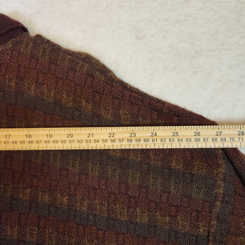Vintage Alfani Wool Blend Knit Pullover Sweater Mens XL Made In Italy Fall Retro - Picture 6 of 8