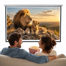 Heimkino Leinwand Beamerleinwand 120" 244x182  Beamer inkl FFB 16:9 4:3 1:1