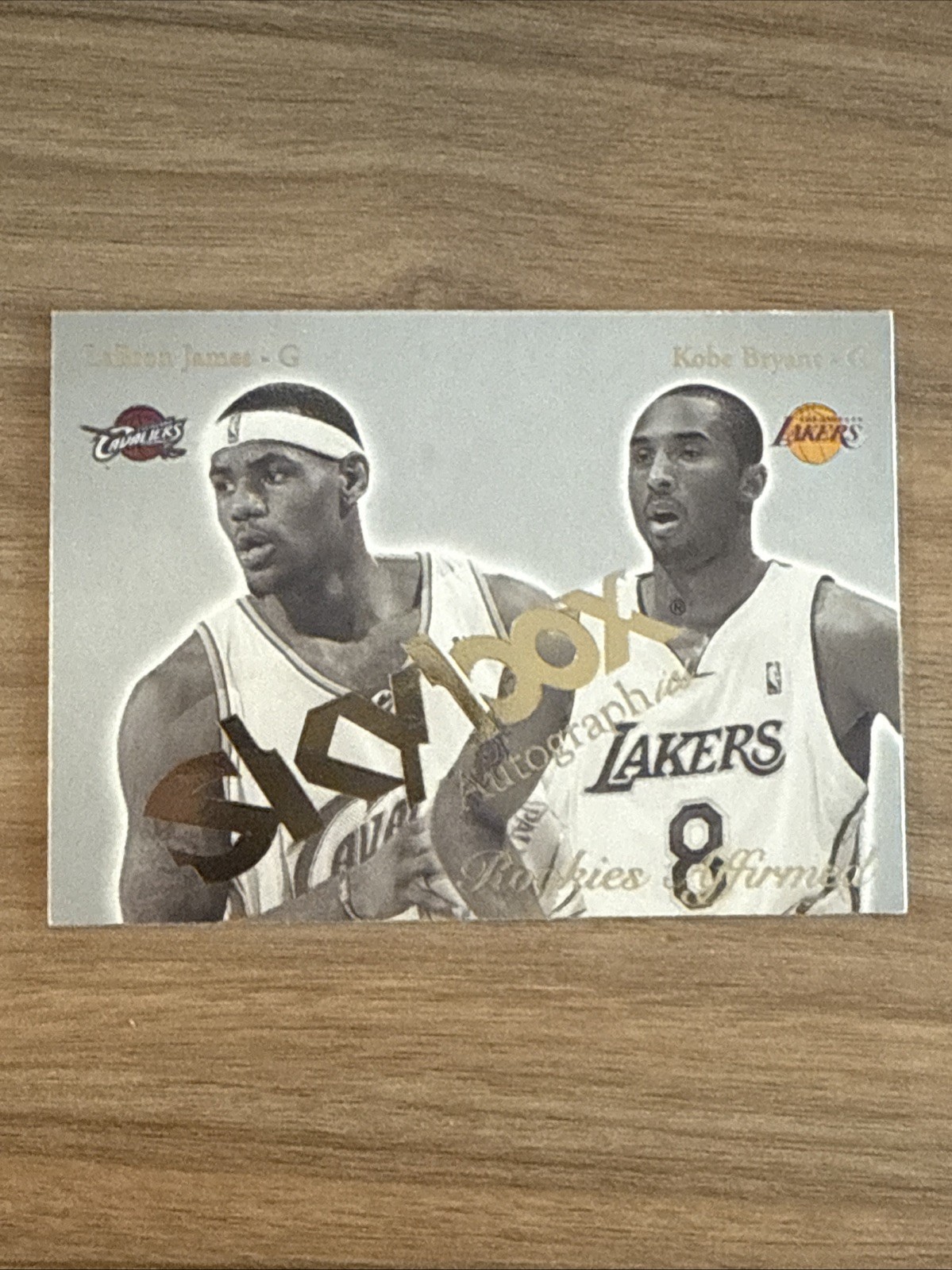 2003 Skybox Autographics Rookies Affirmed LeBron James Kobe Bryant EX #PNCARDS