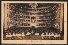Milano, Interno Teatro Scala, Ansichtskarte 